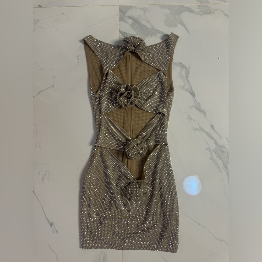 Jessica bara Fiona rose cut out dress